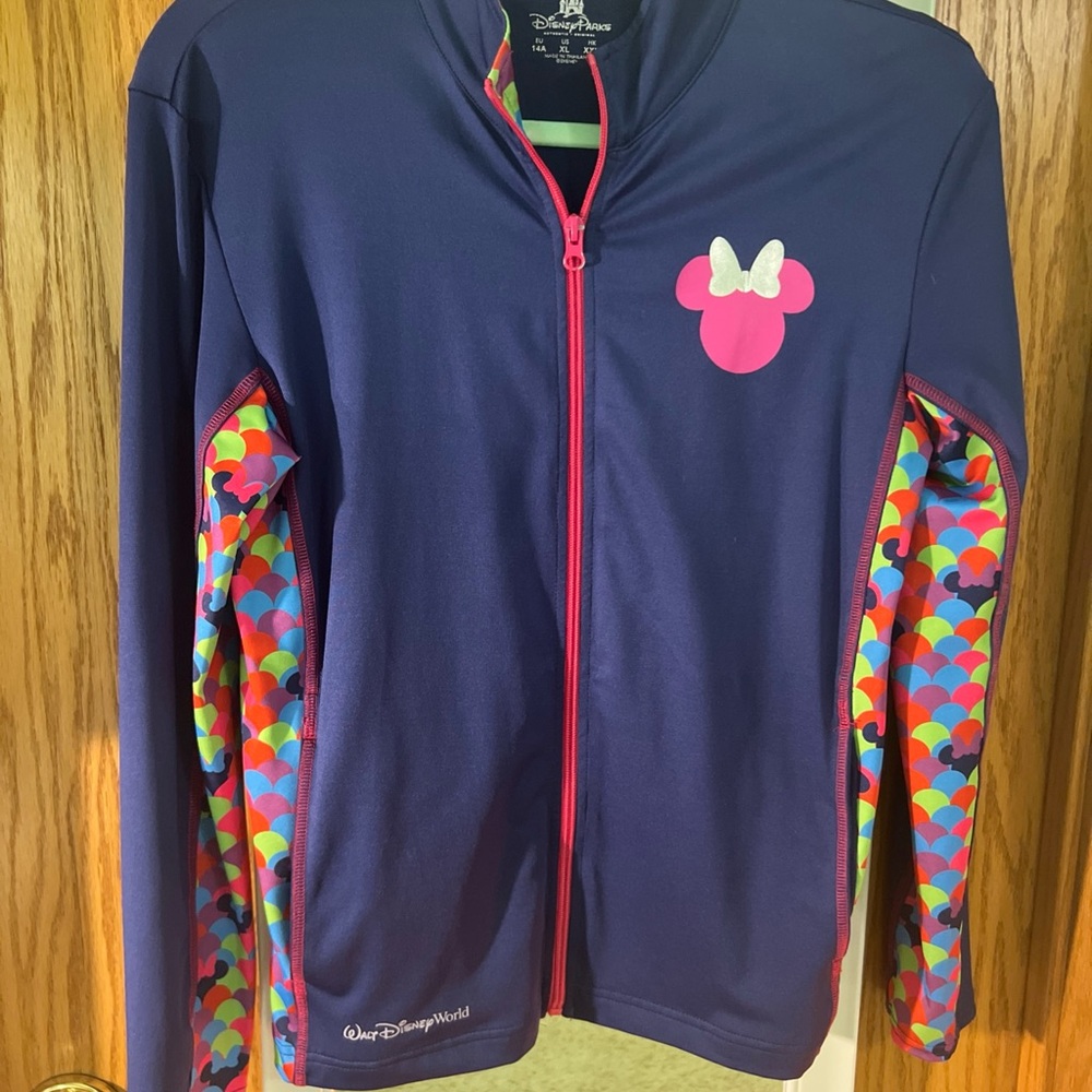 Disney Parks Women’s Athletic Jacket Minnie Mouse XL